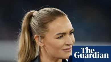 Laura Woods collapses during ITV’s coverage of England Women friendly