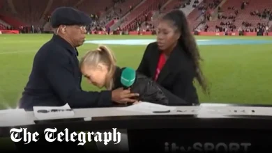 Laura Woods collapses live on TV before Lionesses match