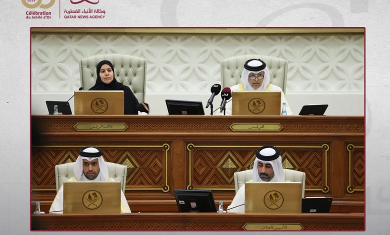Le Conseil de la Choura salue l'organisation de la Coupe arabe Qatar 2025 et approuve le projet de budget de l'État pour 2026