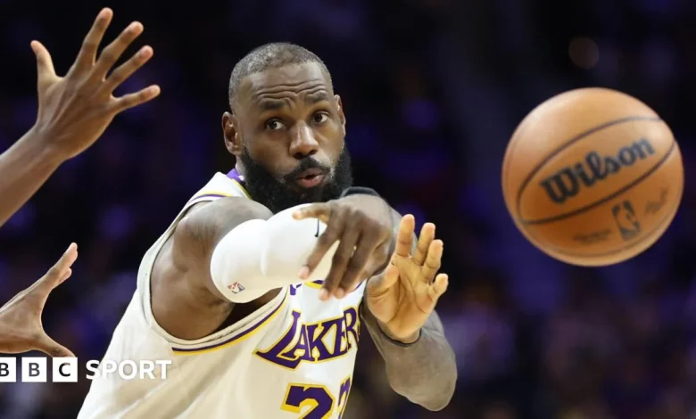 LeBron James and Luka Doncic inspire LA Lakers victory against Philadelphia 76ers