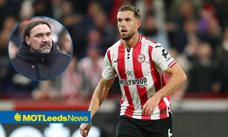 Leeds United star spotted having a scuffle vs Brentford after Jordan Henderson goal