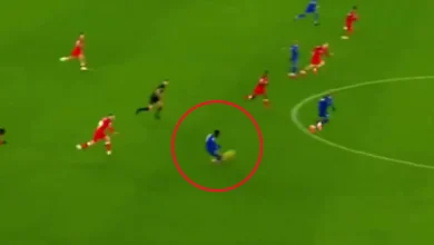 Leicester star 'puts Beckham to shame' with stunning goal from own half
