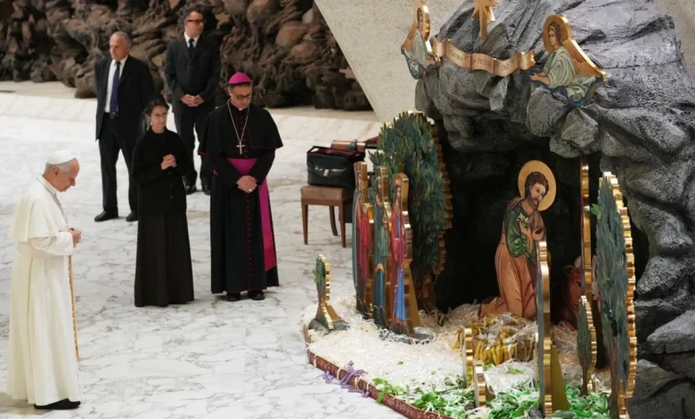 Leo XIV: "The Virgin Mary is a model of adoring silence"