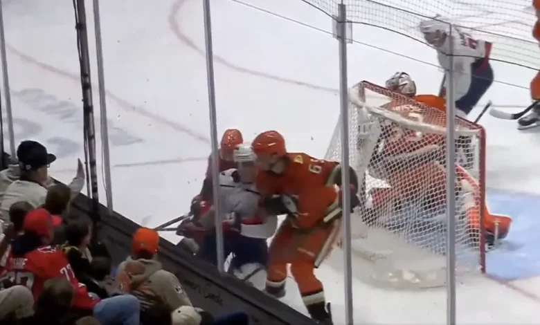 Leonard Leaves Capitals' Tilt With Ducks After Blindside Hit From Trouba