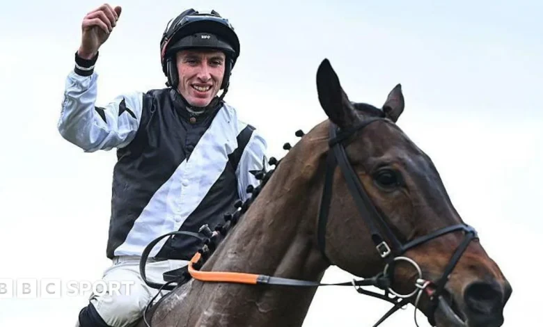 Leopardstown Festival: Romeo Coolio finishes strongly to win Grade One Novice Chase