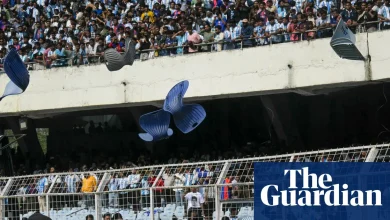 Lionel Messi fans vandalise Kolkata stadium after his brief appearance – video