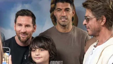 Lionel Messi unveils his 70-foot statue, meets Shah Rukh Khan ahead of Salt Lake event