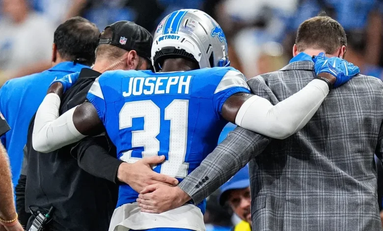 Lions S Kerby Joseph flames concerns about health: 'My knee messed up'