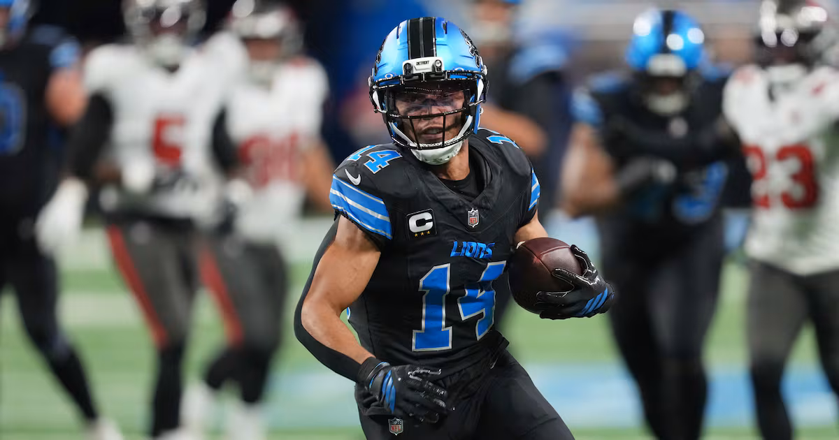 Lions WR St. Brown (ankle) active vs. Cowboys