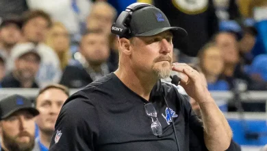 Lions coach Dan Campbell downplays pass-rush issues vs. Packers