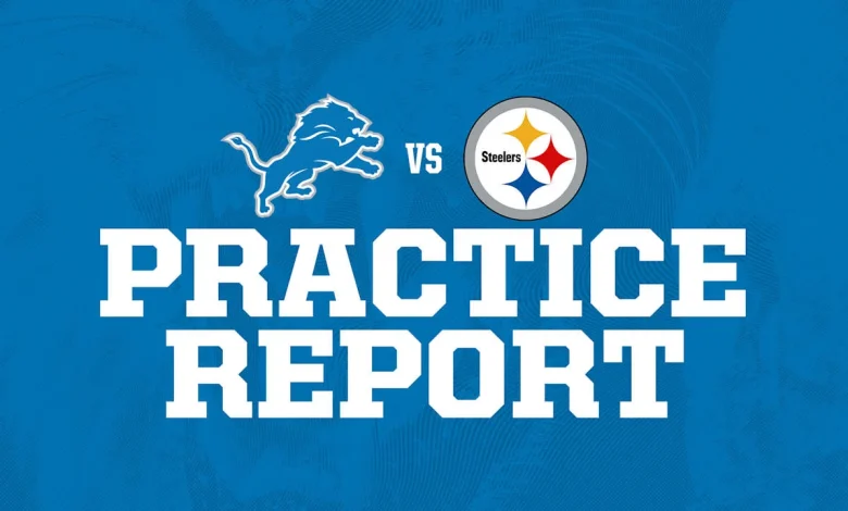 Lions vs. Steelers practice report: Dec. 17