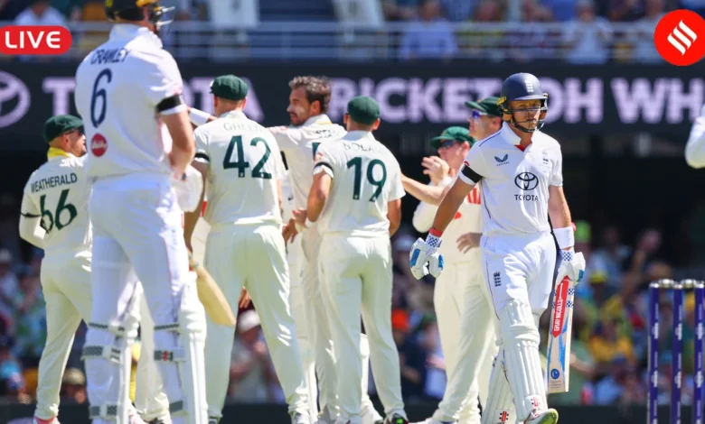 Live Cricket Score | Australia vs England 2nd Ashes Test Day 1: ENG 98/2 vs AUS at Tea in Brisbane