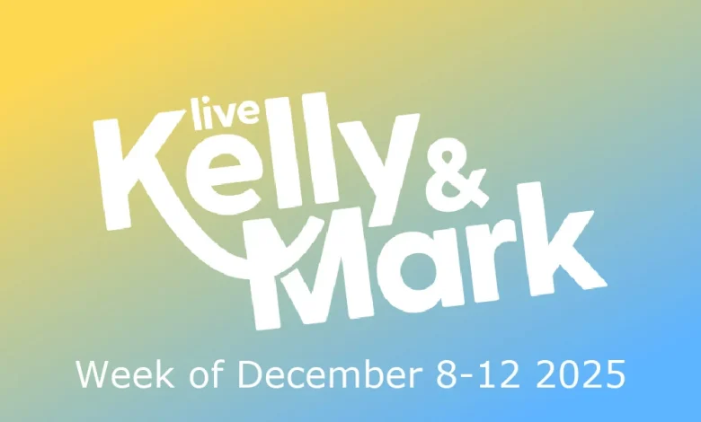 Live with Kelly and Mark Announces Guests for December 8-12