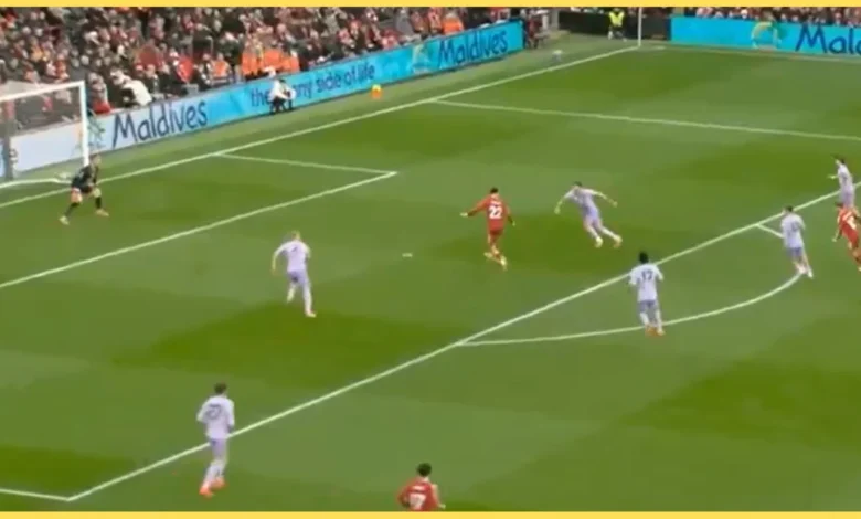 Liverpool fans were treated to a rare and welcome sight just before Ekitike’s 47-second goal