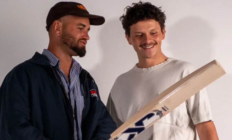 Local Cricket Bat Maker Jack Konnis Celebrates First International Debut with Jake Weatherald in Ashes Test