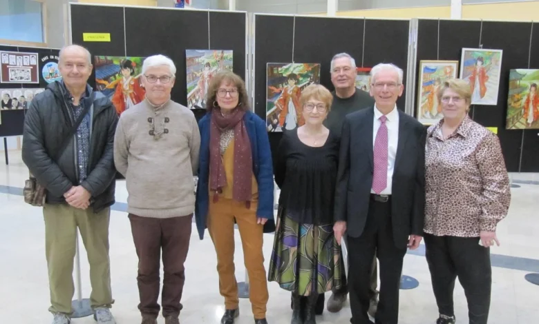 Lomme : les artistes de la RAD présentent une exposition sur la BD, jusqu’à ce samedi en mairie