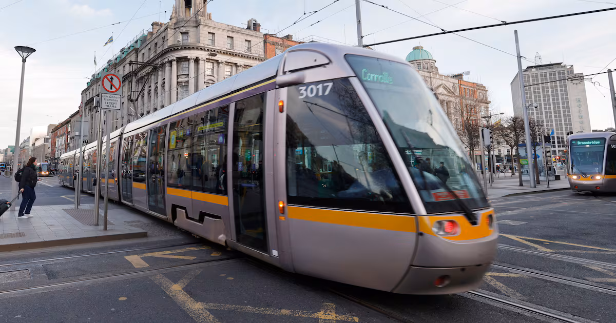 Luas Green line services down due to power cut in Dublin, Red line resumes operations