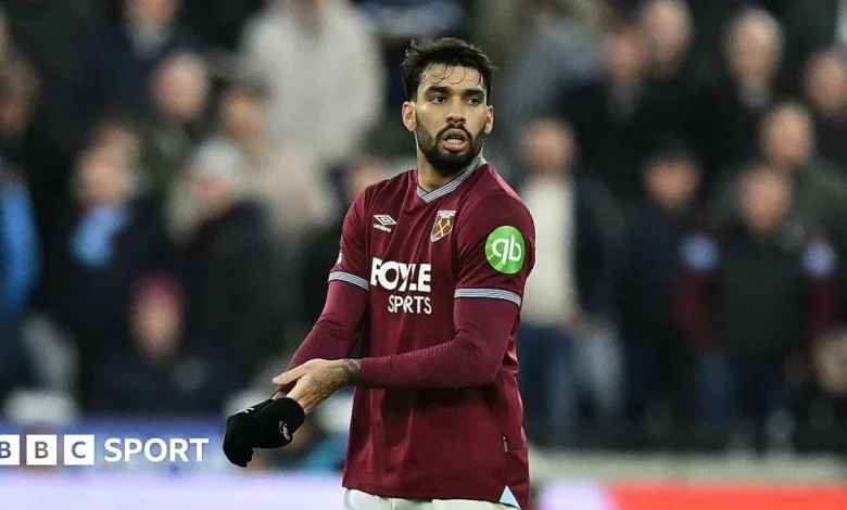 Lucas Paqueta: West Ham midfielder warned by FA but avoids added punishment for dissent after red card