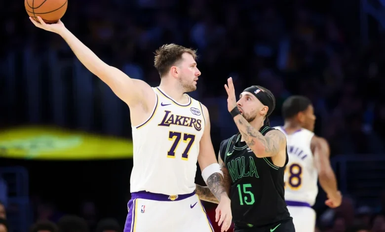 Luka Doncic scores 34, Lakers beat Pelicans 133-121 for 7th straight victory