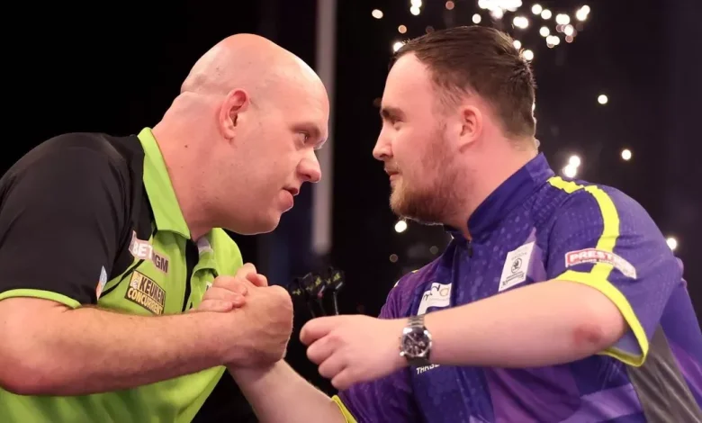 Luke Littler suffers setback against Michael van Gerwen ahead of World Darts Championship