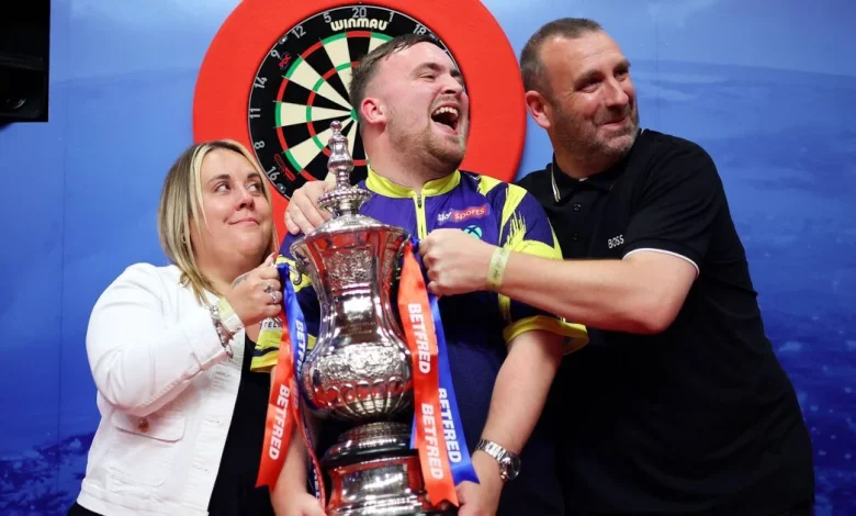 Luke Littler's mum's brutal response to darts rival after furious confrontation