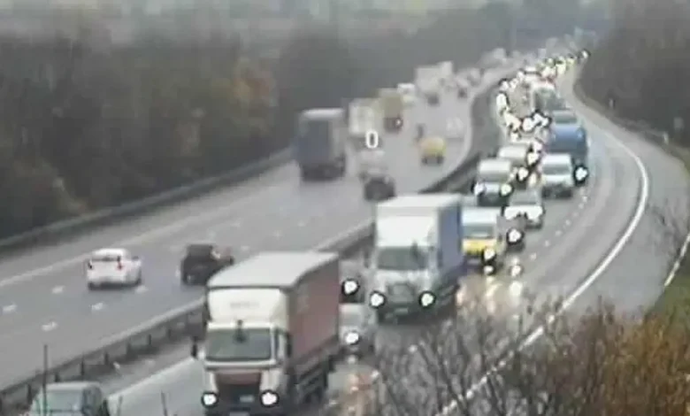 M11 chaos: Drivers face hours of delays near major UK airport following multi-vehicle collision