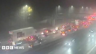 M25 in Hertfordshire partially shut after multi-vehicle crash