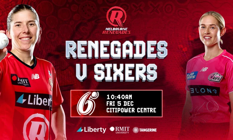 MATCH DAY INFO: Renegades' final home dig!