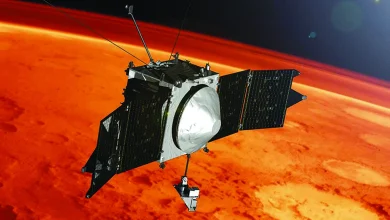 MAVEN telemetry shows changes to spacecraft orbit and rotation