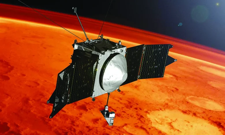MAVEN telemetry shows changes to spacecraft orbit and rotation