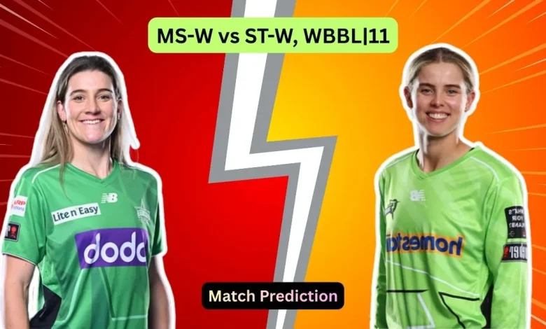 MS-W vs ST-W, WBBL|11 Match Prediction: Who will win today’s game between Melbourne Stars and Sydney Thunder?