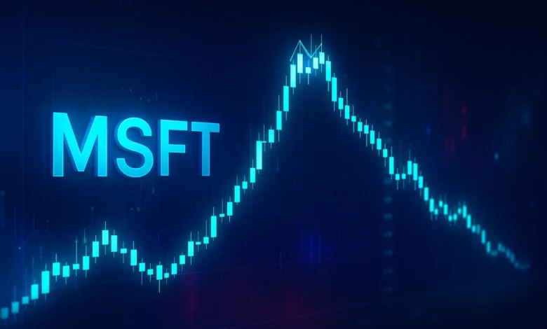 MSFT Drops to $487 After Double Top Rejection Near $560