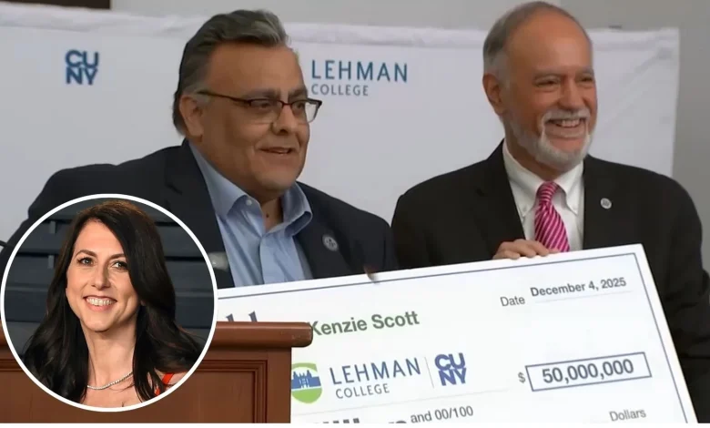 MacKenzie Scott donates $50 million to support student success at CUNY's Lehman College in the Bronx