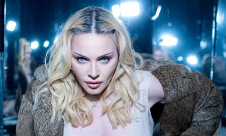 Madonna looks ageless at 67 posing in satin corset and platform heels ahead of 2026 music comeback