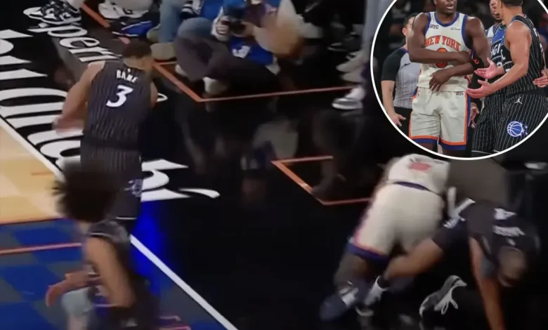 Magic’s Desmond Bane launches ball at Knicks’ OG Anunoby in shocking ‘hostile’ moment
