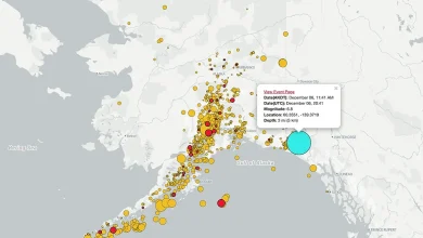 Magnitude 6.7 earthquake 55 miles north of Yakutat shakes Juneau