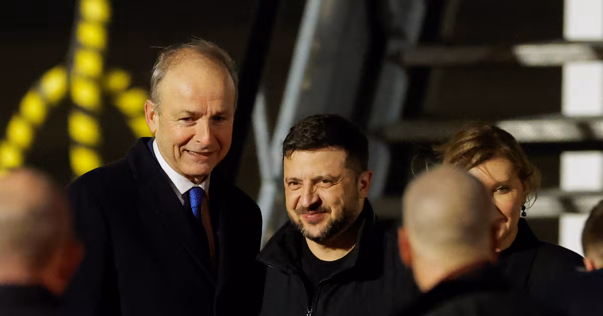 Major Garda security operation, road closures in place for Zelenskiy visit to Dublin