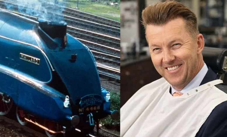 "Make Me Look Like The LNER Class A4 4468 Mallard" Brett Lee Tells Barber