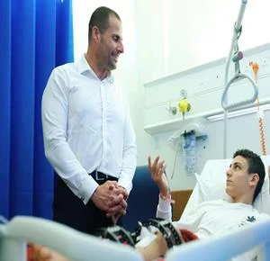 Malta Prime Minister visits Gaza boy recovering at hospital