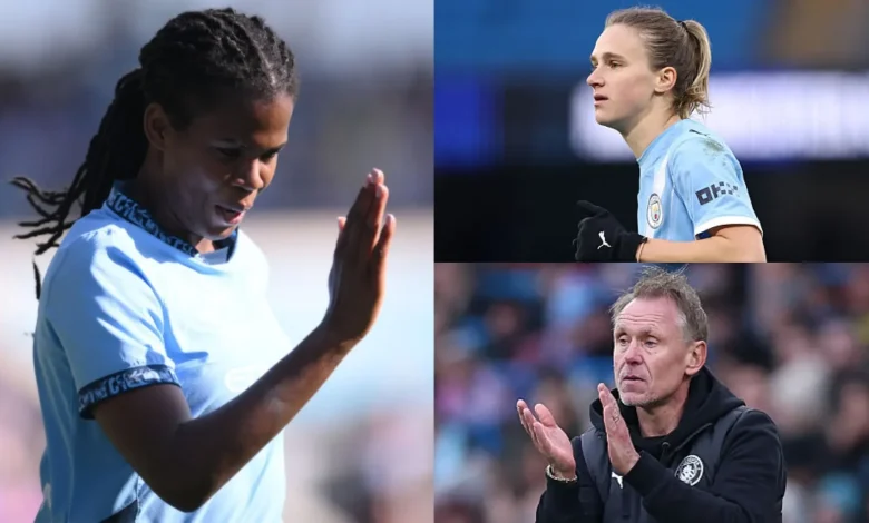 Man City women's player ratings vs Aston Villa: Bunny Shaw brings up a century of goals and Vivianne Miedema impresses as Women's Super League leaders earn commanding win | Goal.com Australia