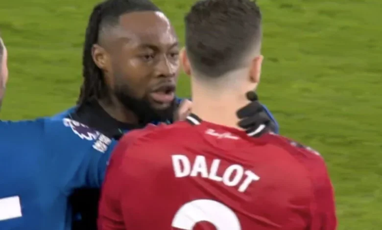 Man Utd star grabbed by the throat as huge brawl breaks out in Bournemouth clash