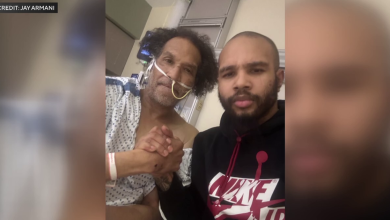 Man set on fire on NYC subway reunited with his family after 1st surgery