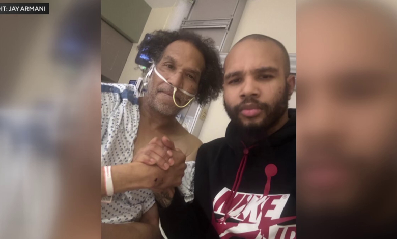 Man set on fire on NYC subway reunited with his family after 1st surgery