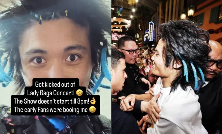 Man who rushed at Ariana Grande at Wicked premiere kicked out of Lady Gaga concert in Australia