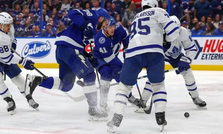 Maple Leafs-Lightning Game Out of Control [Watch]