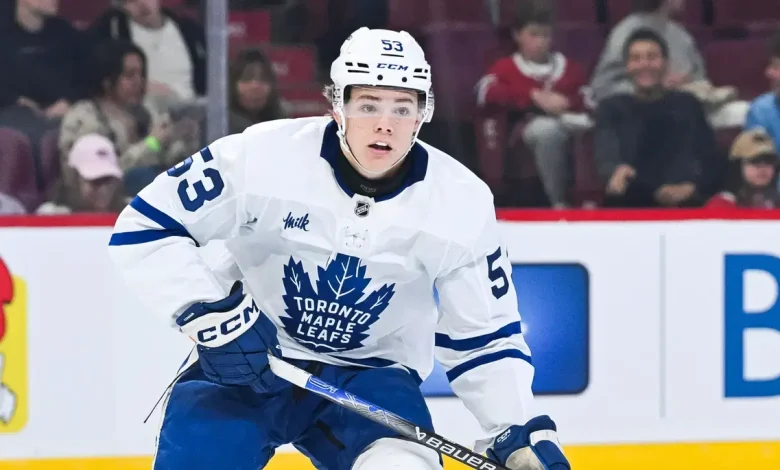 Maple Leafs To Roll Out Same Lineup Vs. Hurricanes, Easton Cowan Discusses Funny Post-Game Moment
