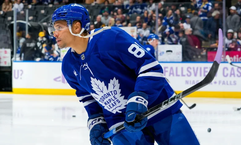Maple Leafs depth forward out with an illness