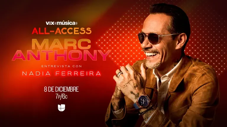 Marc Anthony en ViX Música All Access: el lado íntimo del salsero con este programa exclusivo