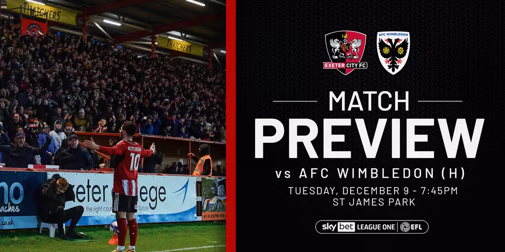 Match Preview: AFC Wimbledon (H)
