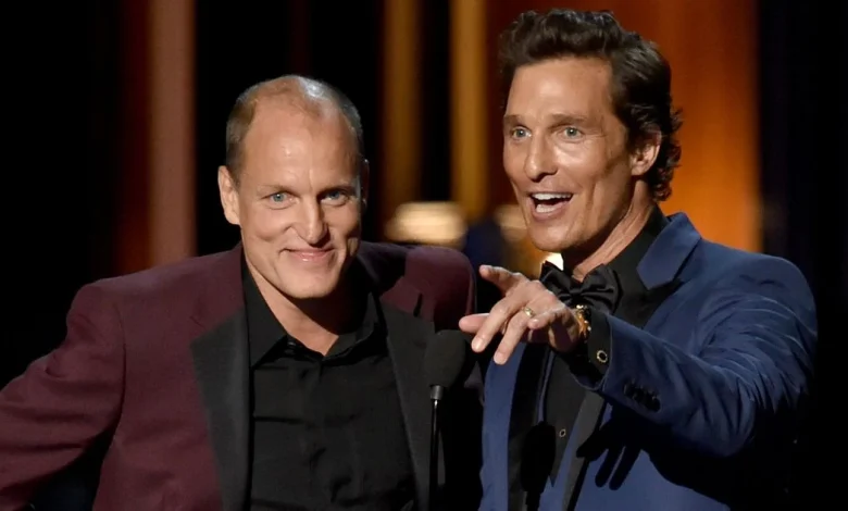 Matthew McConaughey’s mum’s cryptic hint he and Woody Harrelson could really be brothers